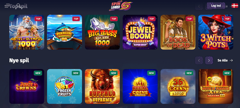 Spinlander online casino uden ROFUS